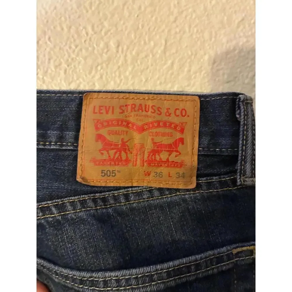 Levi's 505 Men's Denim Jeans W36 L34